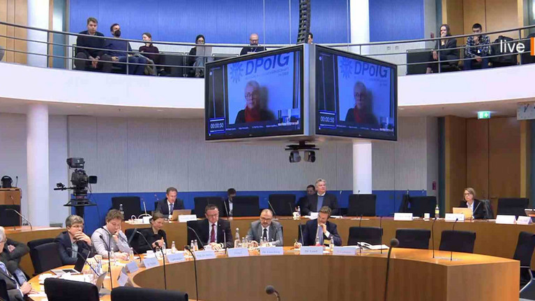 Anhörung Rechtsausschuss Bundestag Sabine Schumann