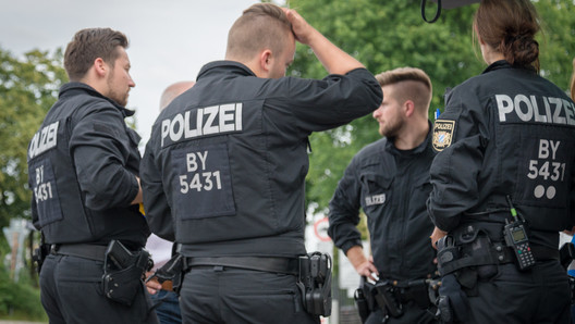 Bayerische Bereitschaftspolizisten