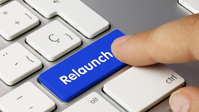 Relaunch. Keyboard