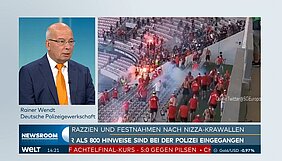 Rainer Wendt Hooligans Fußball WELT-TV