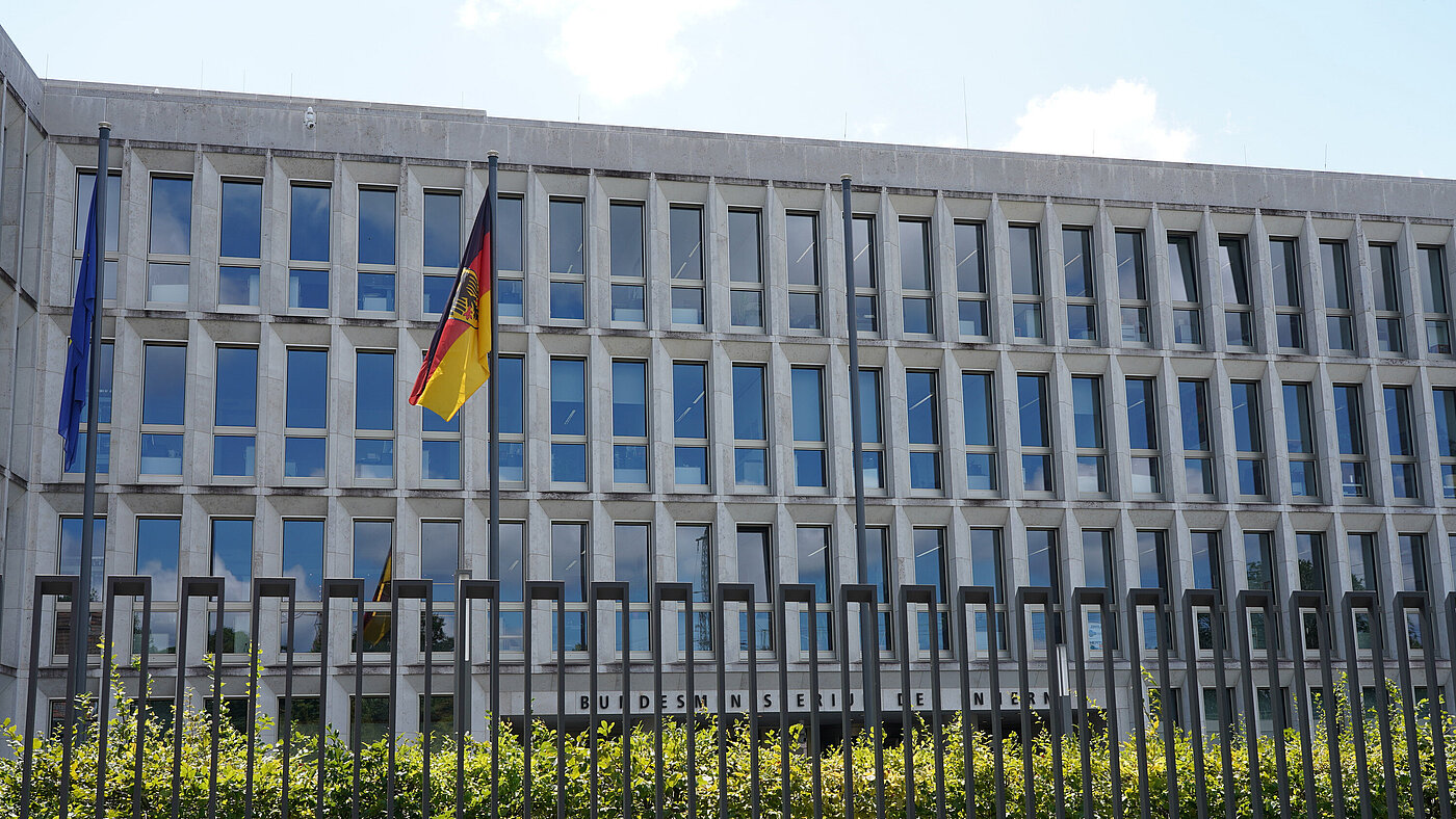 Das Bundesministerium des Innern und für Heimat in Berlin