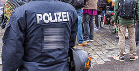 Polizeieinsatz bei Demo