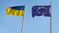 Fahnen Ukraine EU