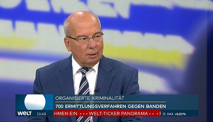 WELT-TV Rainer Wendt Organisierte Kriminalität WELT-TV Rainer Wendt Organisierte Kriminalität