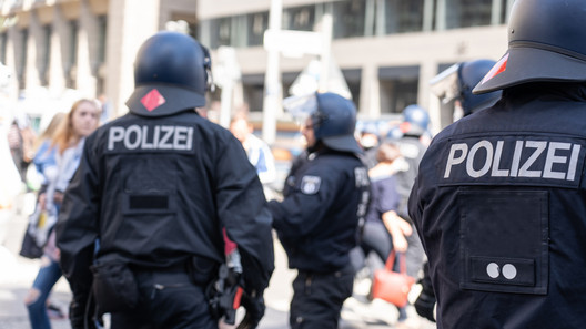 Polizeieinsatz bei Demonstration