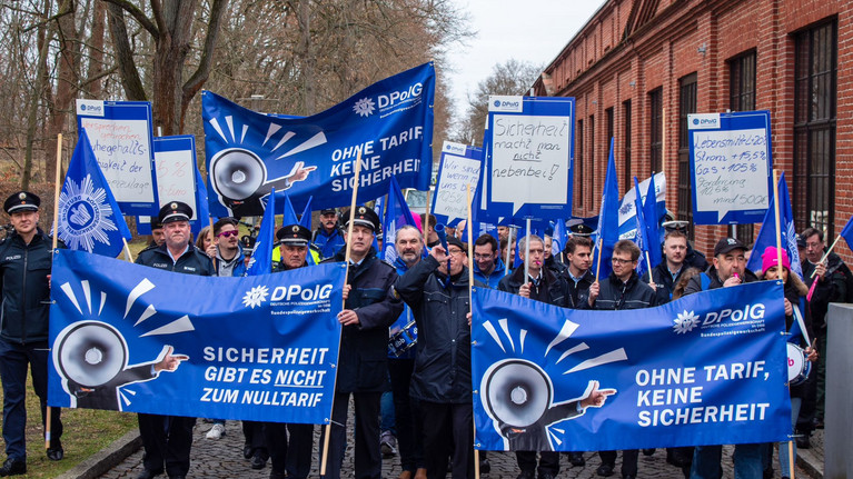 Demonstration Potsdam 2. Verhandlungsrunde