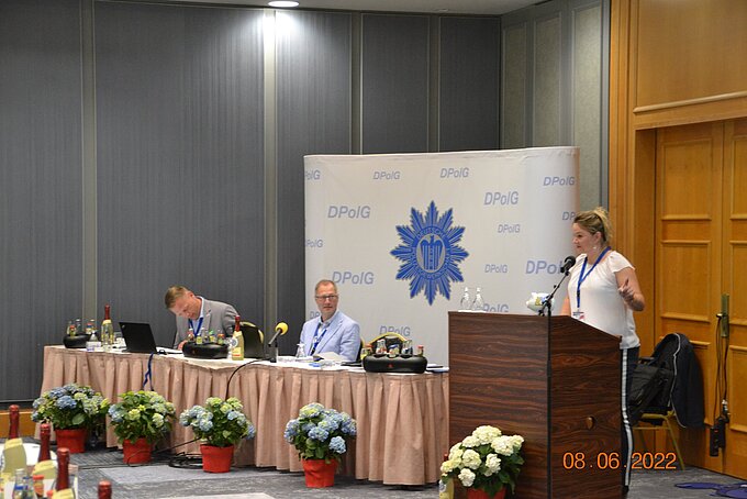 Cathleen Martin Rede DPolG Sachsen Cathleen Martin Rede DPolG Sachsen