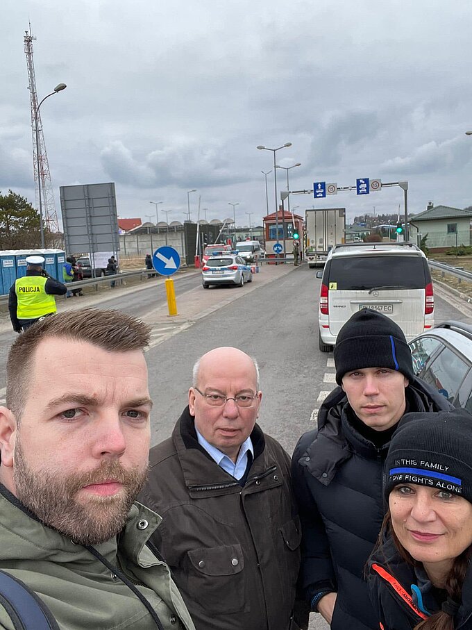 Rainer Wendt mit polnischen Kollegen Rainer Wendt mit polnischen Kollegen