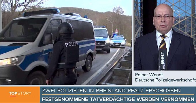 DPolG Bundesvorsitzender bei WELT TV
