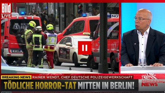 Wendt bei BILD-TV zu Amokfahrt in Berlin