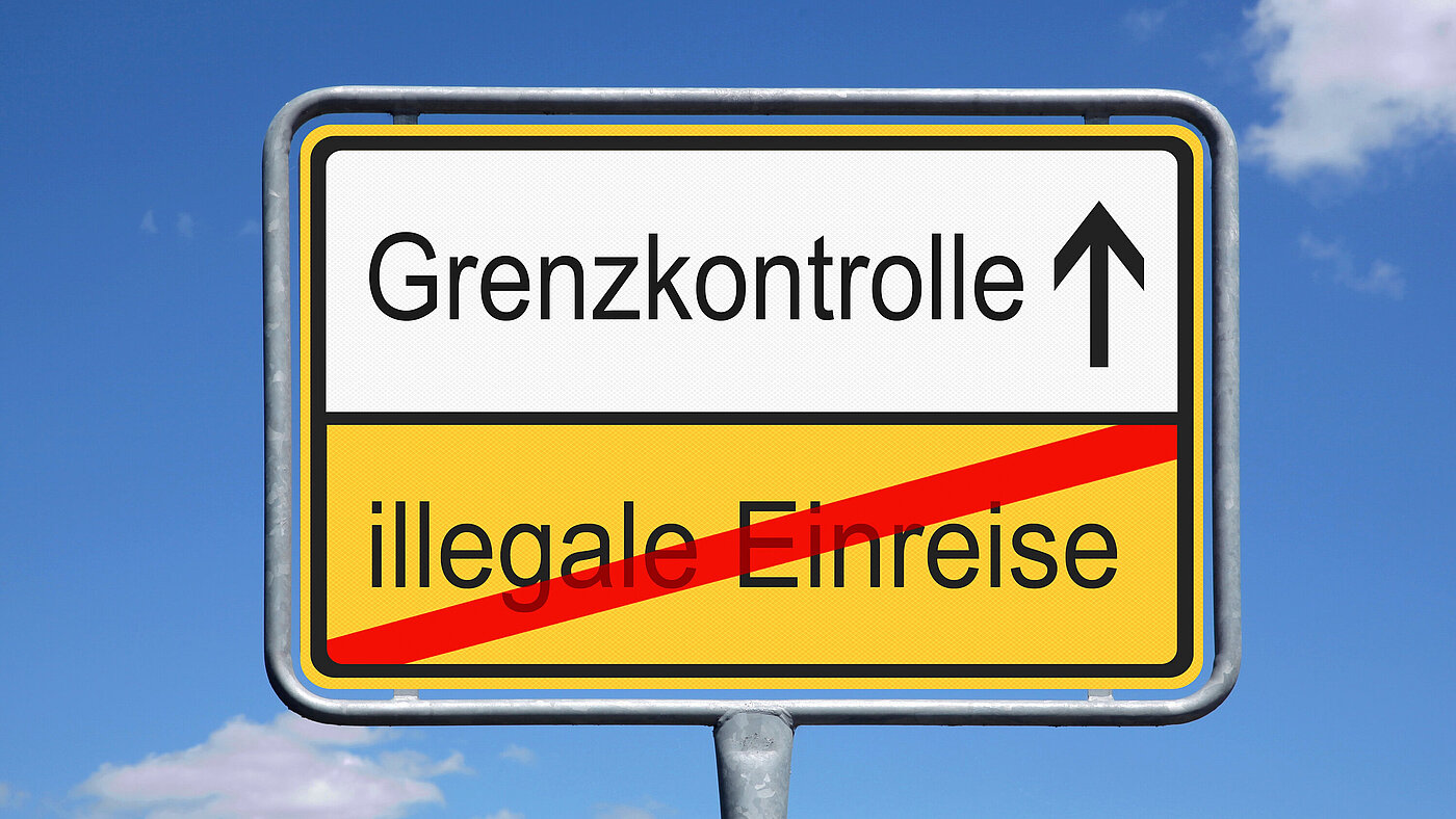 Grenzkontrolle / illegale Einreise
