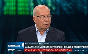 WELT-TV Wendt Vorratsdatenspeicherung