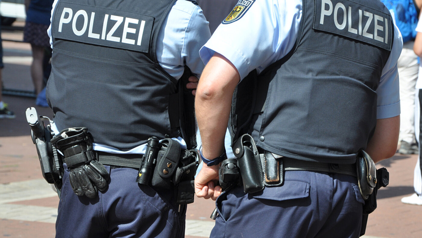 Polizei im Einsatz