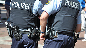 Polizei im Einsatz