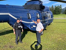 Rainer Wendt Hubschrauber G7 Gipfel Rainer Wendt Hubschrauber G7 Gipfel