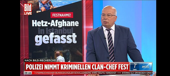 Rainer Wendt bei BILD TV Rainer Wendt bei BILD TV