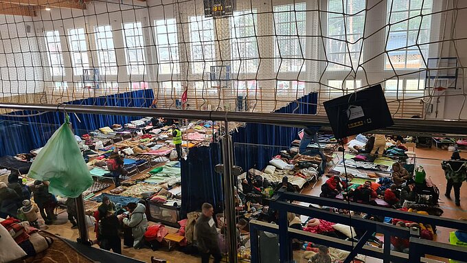 Unterkunft für Flüchtlinge Unterkunft für Flüchtlinge