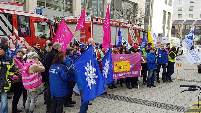 Protestveranstaltung Magdeburg_Einkommensrunde