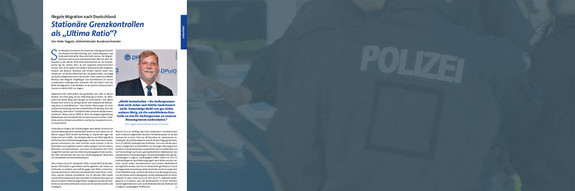 Zur aktuellen Ausgabe des Magazins Polizeispiegel