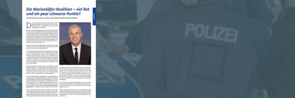 Zur aktuellen Ausgabe des Magazins Polizeispiegel