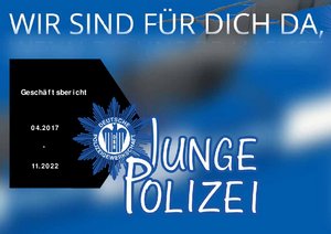 Geschäftsbericht der JUNGEN POLIZEI 2017 bis 2022